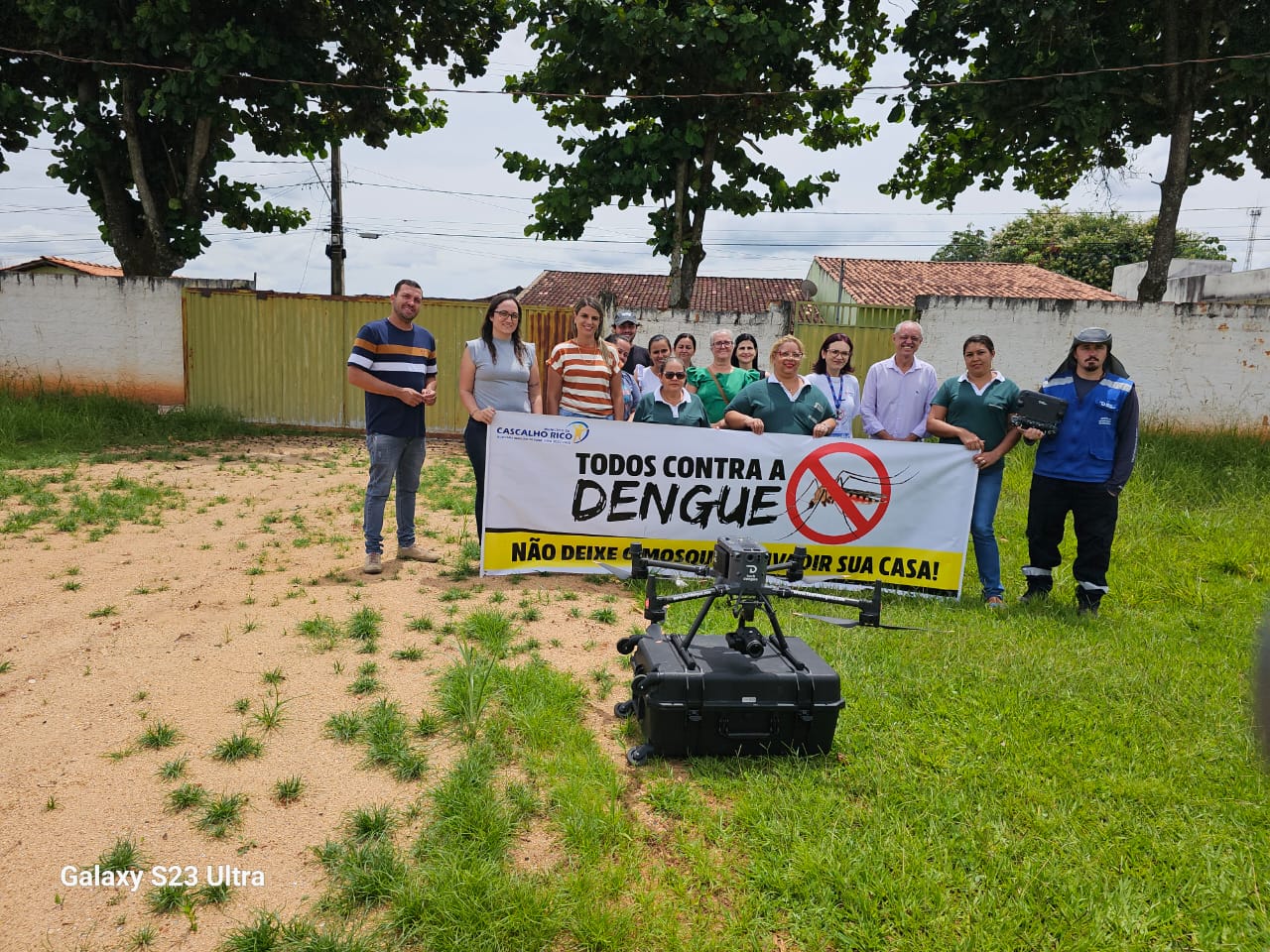 Cascalho Rico passa a ter Drone no combate à Dengue