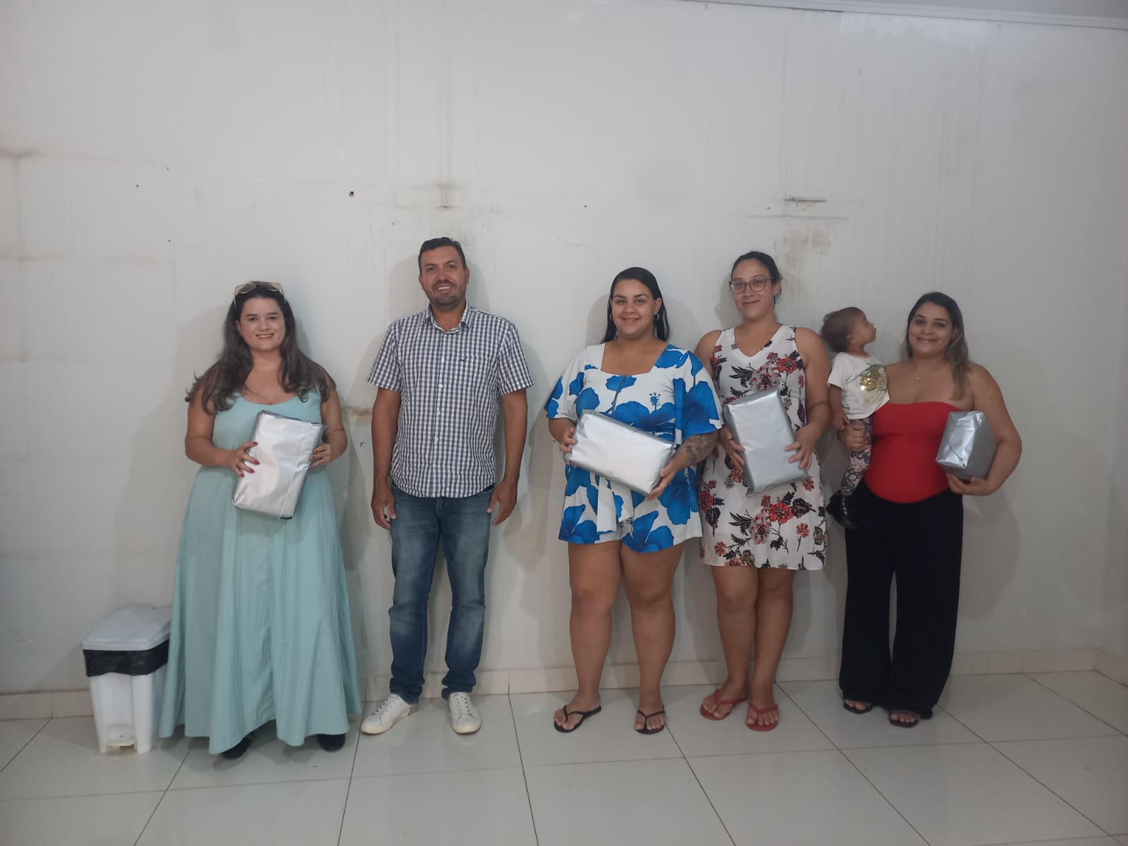 Gestantes participam de reunião em Cascalho Rico