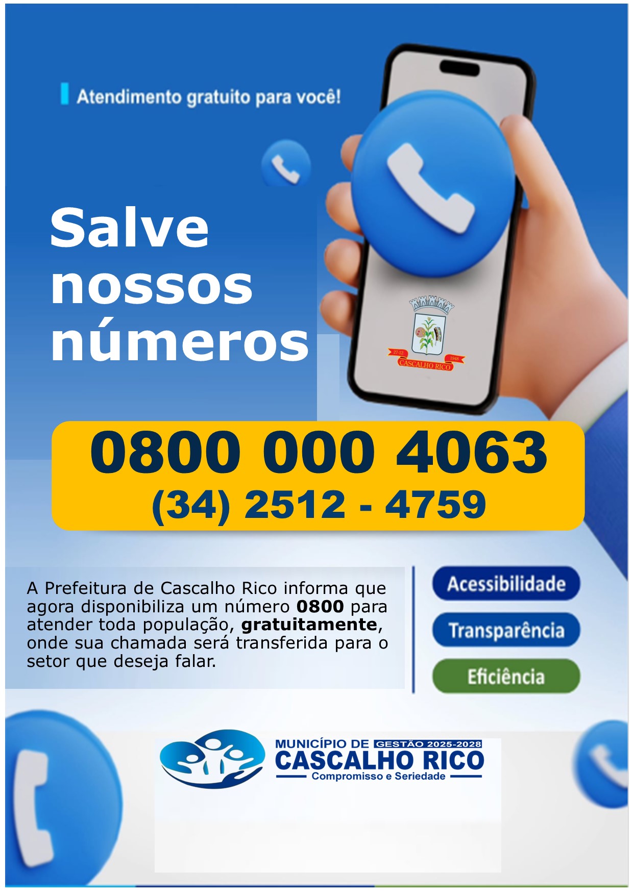 IMPLANTAÇÃO DO 0800
